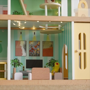 Casa <span class=keywords><strong>de</strong></span> <span class=keywords><strong>Muñecas</strong></span> <span class=keywords><strong>de</strong></span> Madera <span class=keywords><strong>con</strong></span> <span class=keywords><strong>Ascensor</strong></span> y Juego <span class=keywords><strong>de</strong></span> Muebles para Niñas, Casa <span class=keywords><strong>de</strong></span> Juegos Grande <span class=keywords><strong>de</strong></span> 3 Pisos, Juguete <span class=keywords><strong>de</strong></span> Simulación, Estilo Mansión para Niños - Product Image 5