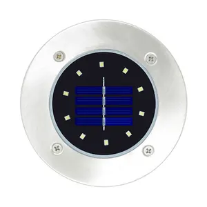 Impermeabile 8 LED Solare Prato Luce Esterna Impermeabile Luce Solare del Giardino Luce Sotterranea