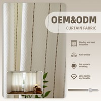 ColorsTex OEM/ODM Tissu de rideau en voile 100% polyester de haute qualité, respirant, magnifique, en rouleau pour hôtel/maison