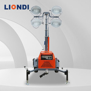 Venta directa <span class=keywords><strong>de</strong></span> fábrica 7m Maquinaria <span class=keywords><strong>de</strong></span> Construcción móvil Uso en el trabajo al aire libre Torre <span class=keywords><strong>de</strong></span> luz Remolque portátil Faro - Product Image 1