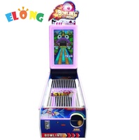 Simulateur de jeu d'arcade, Machine à boules de Bowling pour enfants, jeu de bowling d'intérieur à pièces de monnaie, mini Machine de Bowling de dessin animé à vendre