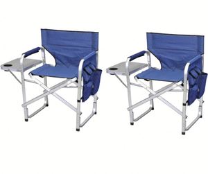 Chaise pliante moderne en aluminium léger de style pêche avec table latérale et sac de rangement pour la plage - Product Image 4