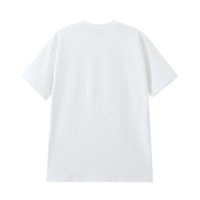 Kaos O-Neck Lengan Pendek Pengontrol Suhu Inframerah Jauh Desain Unisex Bahan Berat 300g Bernapas Rasa Katun Trendi
