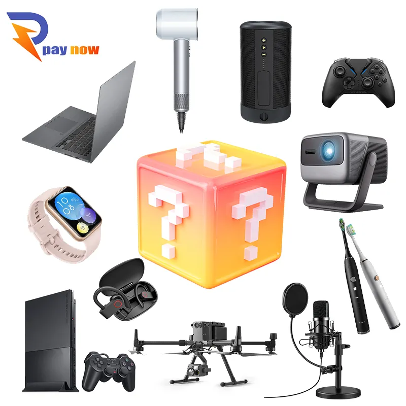 Mystery Box Cajas electrónicas Sorpresa de cumpleaños aleatoria Favores Lucky para adultos Regalo como Drones Relojes inteligentes