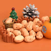 Mini Cabochon in resina di patate al forno a fondo piatto per fai da te Scrapbooking gioielli che fanno forcina per telefono accessori per decorazione