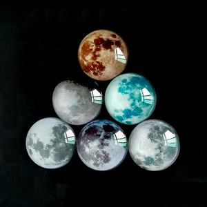 Hızlı kargo OEM toprak günü hediyelik eşya 3D gezegen yıldız kristal cam mıknatıs buzdolabı buzdolabı promosyon buzdolabı mıknatısları - Product Image 3