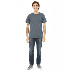 T-shirt unisexe pour adulte 100% coton, basique, uni, sans motif, col rond - Product Image 1