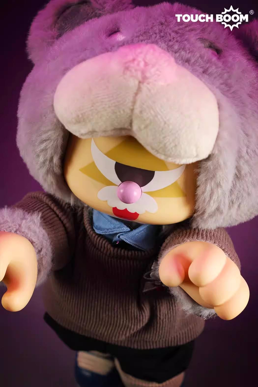 Touch Boom Einstein Rebellious Bear Plush Doll - Collectible Toy