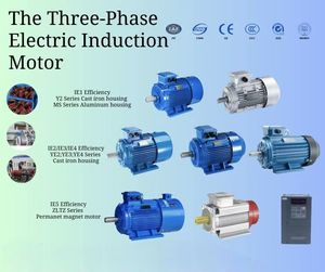 CE ROHS 380V 비동기 모터 50/60Hz 1500rpm 0.75kW-100kW IP54/55 YE3 시리즈 100% 구리선 삼상 교류 전동기 - Product Image 5