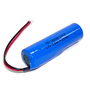 3.7V 18650 2500mah 2.5ah 9.25wh 1S1Pリチウムイオン充電式バッテリーパックINR18650電動工具電気製品インテリアOEMブランド