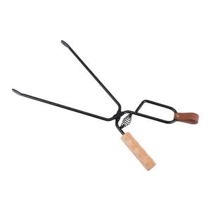 Outils de barbecue de cheminée de clip de charbon de <span class=keywords><strong>bois</strong></span> anti-brûlure, tisonnier de feu de camping avec le ressort - Product Image 6