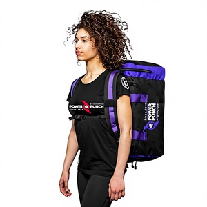 Bolsa Deportiva Personalizada Power Punch para Gimnasio y Portátil con Compartimento para Zapatos, Gran Capacidad, Mochila de Poliéster/Cordura - Product Image 1