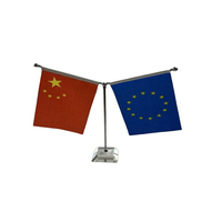 Changzhou usine vente directe qualité haute qualité bas prix en gros best-seller drapeau de bureau double face