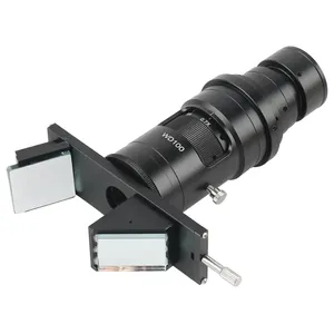Lente de Zoom continuo ajustable 0.7X-5X Lente de montura C 3D 2D FHD para la industria <span class=keywords><strong>Digital</strong></span> <span class=keywords><strong>HDMI</strong></span> VGA USB Cámara de video Microscopio - Product Image 2