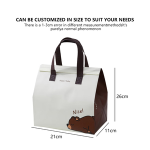 Bolso de mano reutilizable de primera calidad, logotipo personalizado impreso, bolsa de compras plegable no tejida, diseño de transferencia de calor medio para viajes de mercado - Product Image 3