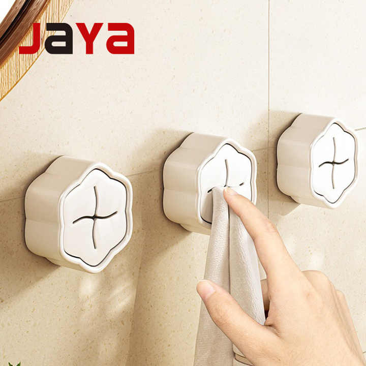 JAYA No-Punch Rag Plug Kitchen Bathroom Creative Towel Rack