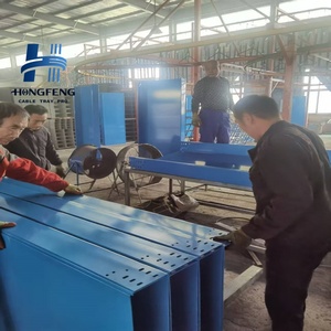 Usine d'origine des ventes de chemins de câbles pont pulvérisé en plastique résistant à la corrosion couleur bleue avec toutes les tailles - Product Image 3