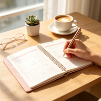 Agenda spirale A5 à couverture rigide, journal professionnel hebdomadaire non daté, couverture avec plastification mate, impression personnalisée, cadeau promotionnel