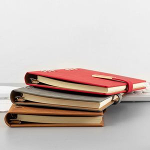 Cuaderno Magnético de Cuero PU a Precio de Fábrica, con Logotipo Personalizado, A5, Hojas Sueltas, Diario de Escritura, Cuadernos de Papelería para Negocios, 80 Hojas - Product Image 2