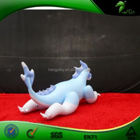 Nouveau dragon gonflable bleu ciel Hongyi, jouet animal gonflable en PVC personnalisé et mignon