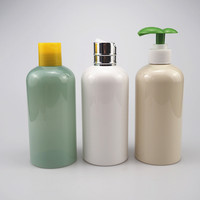 Bouteille de shampooing en plastique PET de 400 ml avec pompe à lotion