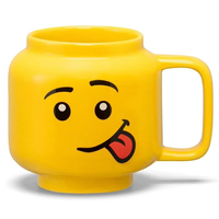Mug en céramique personnalisé, visage souriant, mug à café amusant jaune, dessin animé, expression mignonne, cadeau pour enfants, compatible lave-vaisselle, micro-ondes, sans danger pour les aliments