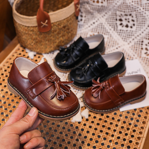 Mocasines Casuales de Cuero Suave con Suela Flexible para Niños y Niñas Pequeños - Product Image 4