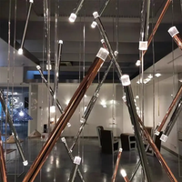 Lampe suspendue minimaliste ECOJAS pour salle à manger ou bar, design sobre, noir, hauteur réglable, LED haute luminosité