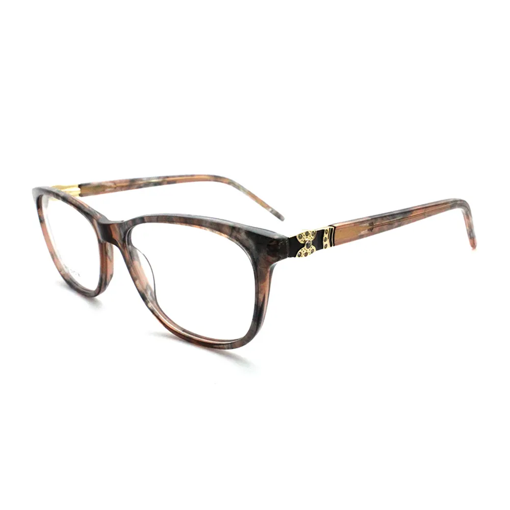 Wholesales Custom Logo Comfortable For Ladies Acetate Optical Glasses Frames