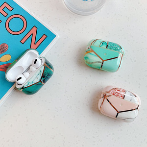 Electroplated Marble Earphone Case For <span class=keywords><strong>AirPods</strong></span> Pro Cases Cute Pink Soft Flowers Protective Cover for AirPod Air Pods Case - Product Image 5