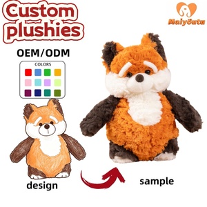 Peluche <span class=keywords><strong>Volpe</strong></span> Arancione Personalizzabile OEM/ODM - Colori e Motivi Personalizzabili, <span class=keywords><strong>Volpe</strong></span> Imbottita con Pelliccia Soffice per Regali - Product Image 1
