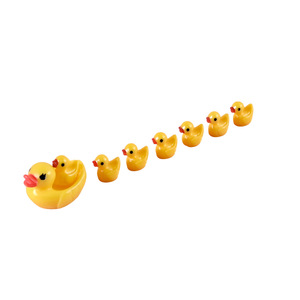 Set <span class=keywords><strong>de</strong></span> Patitos Amarillos en Miniatura a Escala 1:12 para Decoración <span class=keywords><strong>de</strong></span> Estanques y Baños - Product Image 1