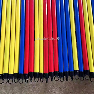 Best Selling Classic PVC Coated Wooden Broomstick Hard Bristle Easy Cleaning Outdoor <b>Mopping</b> Stick Dustpan Set Household Items - Product Image 3