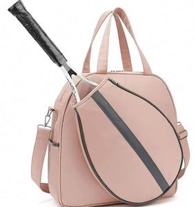 Sac à bandoulière de tennis pour femmes, grand sac fourre-tout résistant à l'eau pour raquette de tennis, raquettes de pickleball, badminton, échantillon gratuit - Product Image 1