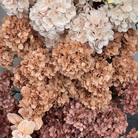 Ensemble de fleurs artificielles dégradées caramel, parfait pour les décors de lieux de mariage, les centres de table et autres décorations