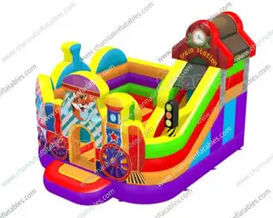 Commercial New Trendy Inflatable Bounce House Race Car inflatable Animal Theme Park Train Playground