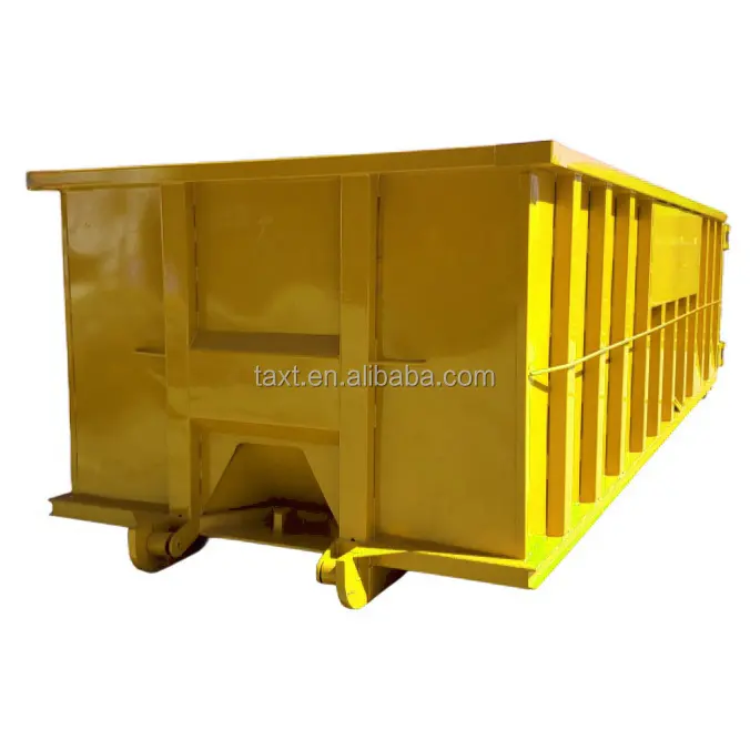 30yd Stapelbare Open Top Vrachtwagen Deel Schroot Metalen Haak Lift Dumpster Roll On Roll Off Container