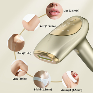 Ağrısız Vücut Bacak Bikini Bölgesi <span class=keywords><strong>IPL</strong></span> Epilasyon Cihazı Kuvars Lambalı Ev Tipi Epilatör Buz Soğutmalı <span class=keywords><strong>IPL</strong></span> Lazer Epilasyon Makinesi - Product Image 4