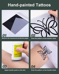<span class=keywords><strong>Imprimante</strong></span> thermique de papier de transfert de pochoir thermique de <span class=keywords><strong>carbone</strong></span> d'approvisionnement de tatouage - Product Image 4