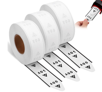 Rouleau de billets de file d'attente en papier détachable - 2000 billets numérotés compatibles avec les distributeurs
