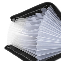 Nueva Carpeta de Archivo Expandible Resistente al Fuego, con Cierre de Cremallera de Fibra de Vidrio Recubierta de Silicona y Diseño Sostenible