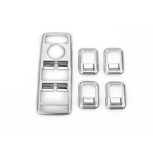 Панель переключателя стеклоподъемника автомобиля из углеродного волокна, хромированные отделки для mercedes benz gle gls <span class=keywords><strong>m</strong></span> gl class <span class=keywords><strong>g</strong></span> w166 x166 w463 kit a b x204 w176 w246 - Product Image 4