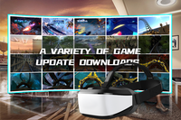 VART simple 360 9d vr chaise mouvement vr simulateur de montagnes russes machine de réalité virtuelle