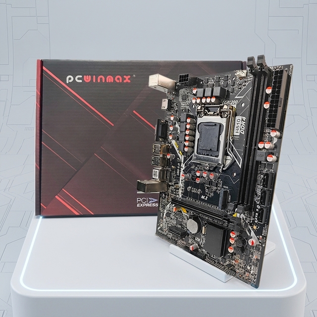 PCWINMAX H510 LGA1200 MATX DDR4 Desktop Gaming Motherboard New Original Chipset OEM Wholesale in Stock Bulk Supply