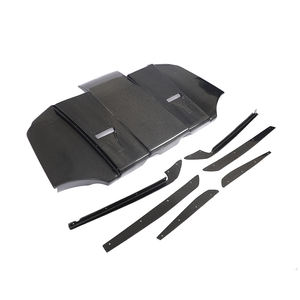 Difusor de Parachoques Trasero para <span class=keywords><strong>BMW</strong></span> <span class=keywords><strong>E92</strong></span> E93 <span class=keywords><strong>M3</strong></span> 09-13, Alerón Inferior con <span class=keywords><strong>Aletas</strong></span> - Product Image 6