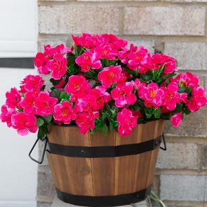 Artificial Azalea <b>Flowers</b> <b>Silk</b> <b>Flower</b> Bouquet 30cm-100cm Wedding Home Decoration Garden Ornament - Product Image 1