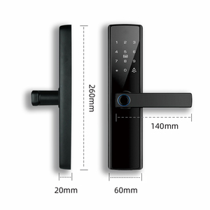 Nouvelle sortie : Serrure de porte intelligente sans fil avec reconnaissance d'empreintes digitales biométrique 5050, application Tuya, <span class=keywords><strong>Wifi</strong></span>, pour la maison, l'appartement, le <span class=keywords><strong>bureau</strong></span> - Product Image 5