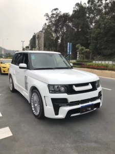 Para el Range <span class=keywords><strong>Rover</strong></span> L322 2002-2015, paquete de cuerpo ancho Haman modificado, paquete de cuerpo de guardabarros de parachoques delantero y trasero - Product Image 4