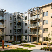 Edificios de Apartamentos de Estructura de Acero Comercial de Alta Calidad, Edificios de Oficinas, Edificios de Oficinas con Estructura de Acero Ligero