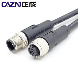 M12 Straight Overmolding Sensor Cable with Plastic 2 3 4 5 6 8 12 17 pin from Chinese manufacturer China factory for automation